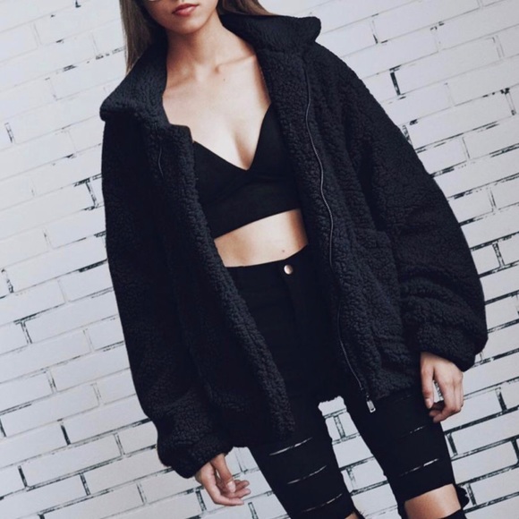 22 december Jackets & Blazers - Point Blank Jacket In BLACK Teddy